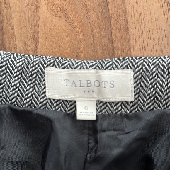 Talbots Herringbone Pattern Trousers - Picture 4 of 11